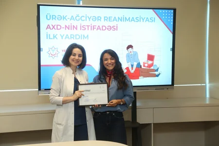 Media nümayəndələri üçün ilk yardım üzrə simulyasiya təlimləri keçirilib