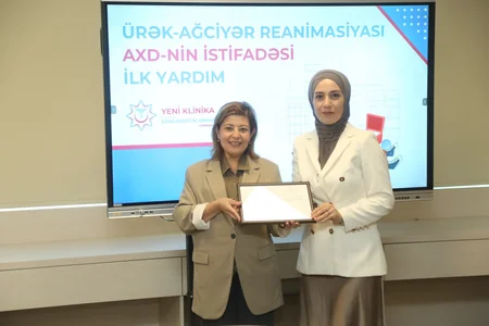 Media nümayəndələri üçün ilk yardım üzrə simulyasiya təlimləri keçirilib
