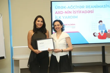 Media nümayəndələri üçün ilk yardım üzrə simulyasiya təlimləri keçirilib