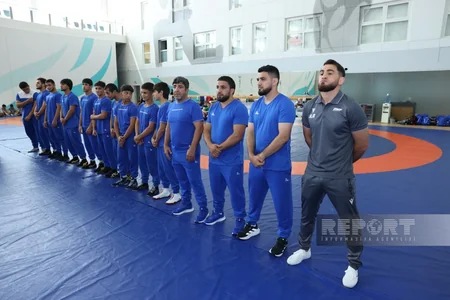 Bakıda keçiriləcək dünya çempionatından əvvəl Azərbaycanın güləş millilərinin açıq məşqi baş tutub