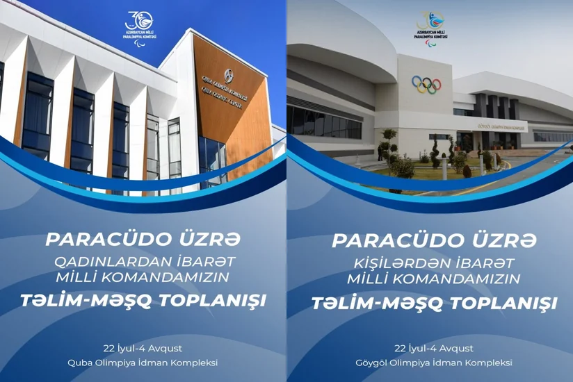 Azərbaycan paracüdoçuları Göygöl və Qubada təlim-məşq toplanışına start verib