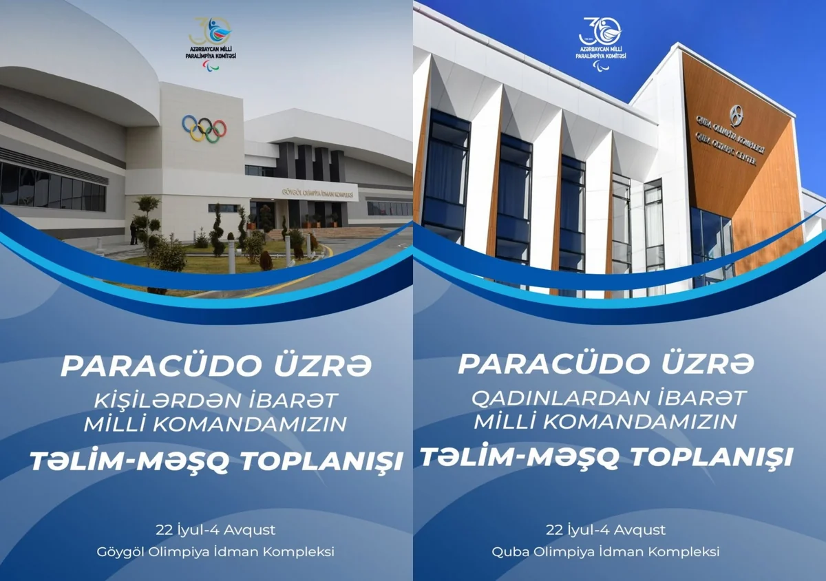Azərbaycan paracüdoçuları Göygöl və Qubada təlim-məşq toplanışına start verib