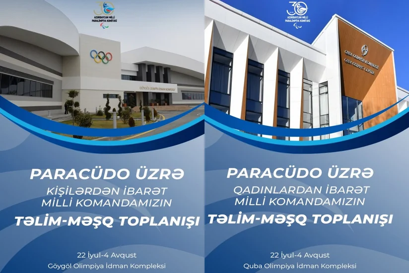 Azərbaycan paracüdoçuları Göygöl və Qubada təlim-məşq toplanışına start verib