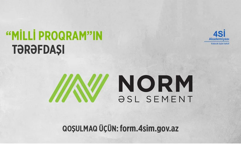Norm 4Sİ Akademiyası – Milli Proqramın yeni mərhələsinin tərəfdaşıdır