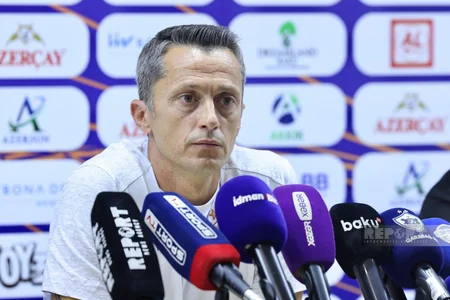 ÇSKA-nın baş məşqçisi Xristo Yanev: Futbolçularımız Qarabağla matçda özlərini yaxşı tərəfdən göstərdilər
