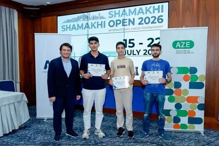 Shamakhi Open 2026 Beynəlxalq Şahmat Festivalının qalibləri müəyyənləşib