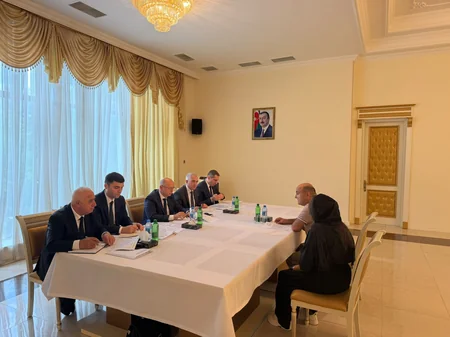 Pərviz Şahbazov Goranboyda vətəndaşları qəbul edib