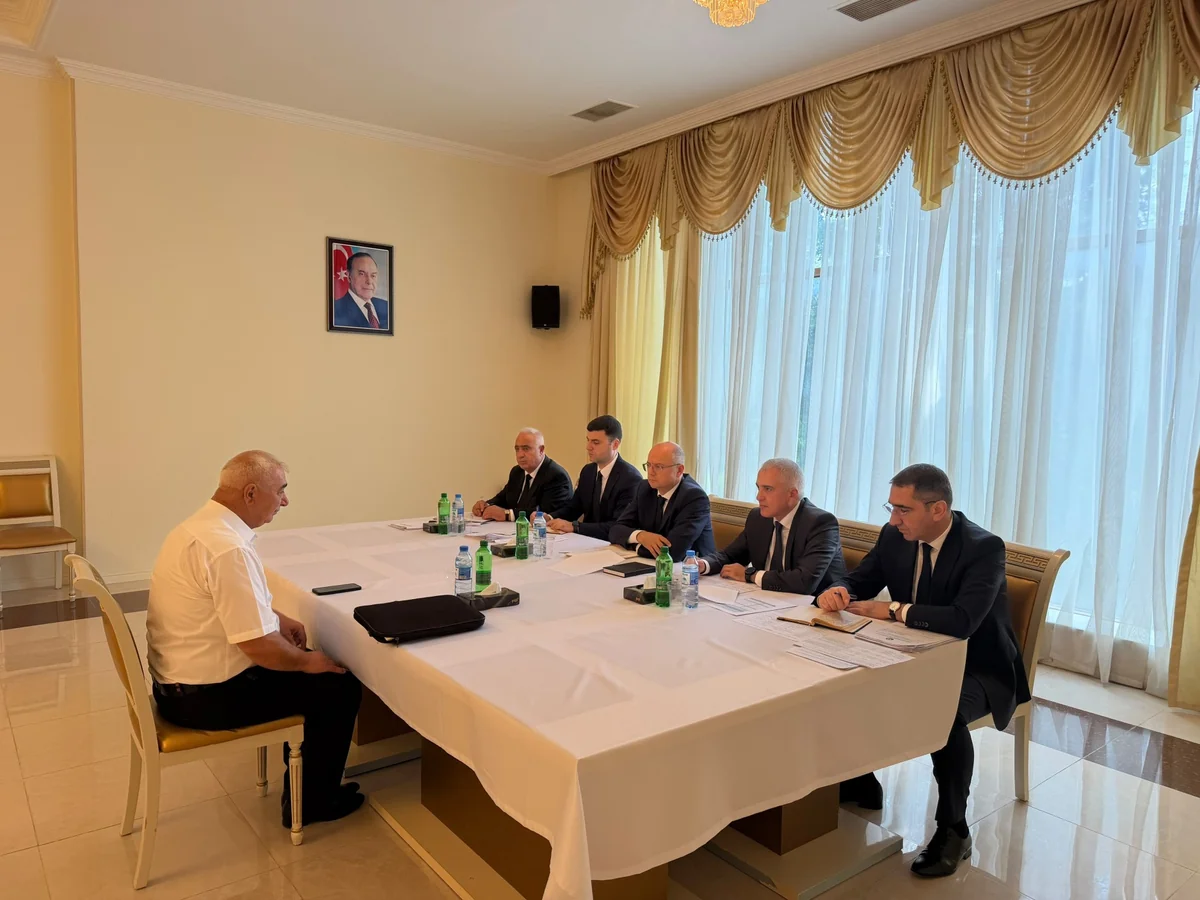 Pərviz Şahbazov Goranboyda vətəndaşları qəbul edib
