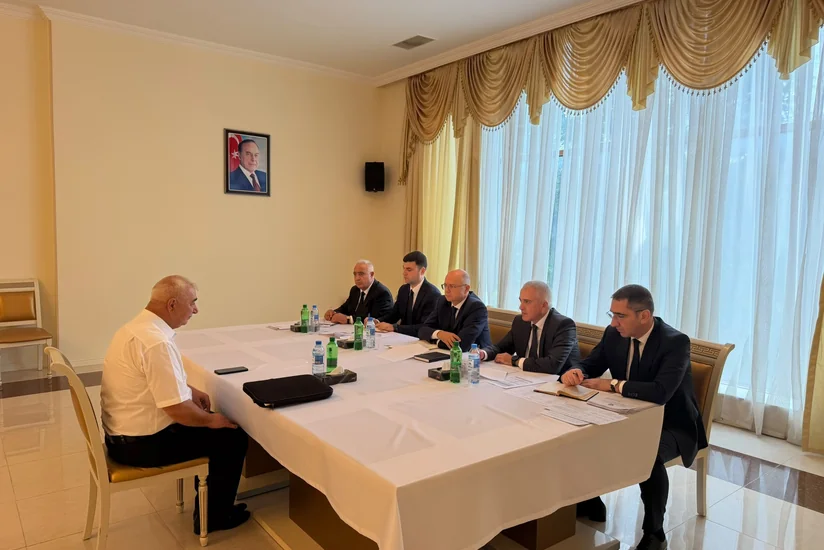 Pərviz Şahbazov Goranboyda vətəndaşları qəbul edib