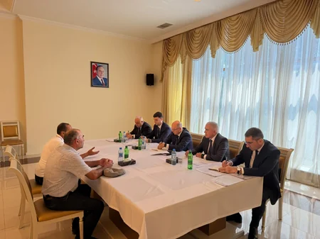 Pərviz Şahbazov Goranboyda vətəndaşları qəbul edib