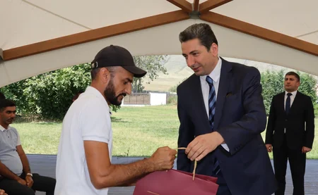 Xocalının beş kəndinə köçən sakinlərə evlərinin açarları təqdim olunub - YENİLƏNİB-3