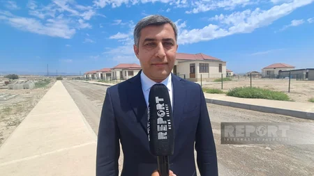 Növrəs Cəfərov: Soltanlı kəndində yaşayış evlərinin inşasında işlərin 50 %-i görülüb