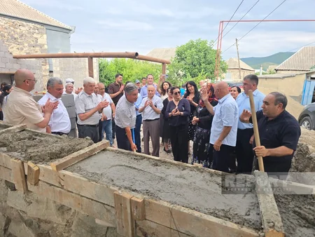 Gürcüstanda Zəlimxan Yaqubun ev-muzeyinin təməli qoyulub