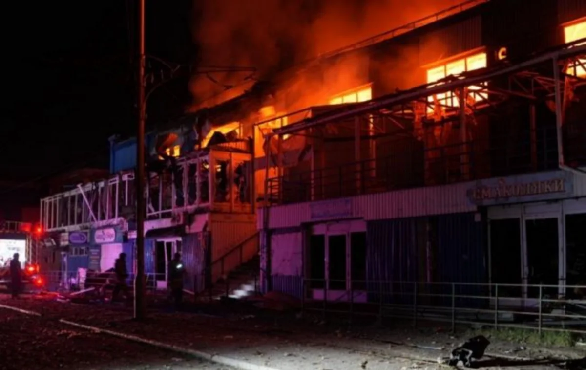 Russian drone strikes kill two in Sumy