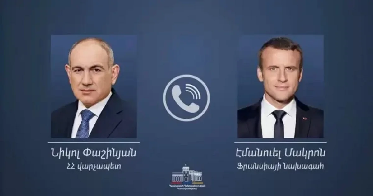 Paşinyanla Makron Cənubi Qafqazda davamlı sülhün bərqərar olmasının vacibliyini vurğulayıblar