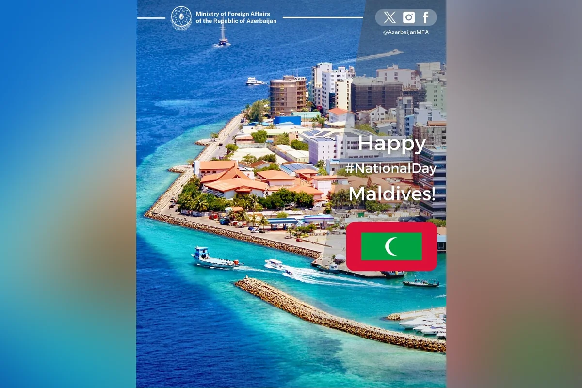 Azerbaijani Foreign Ministry congratulates Maldives on Independence Day