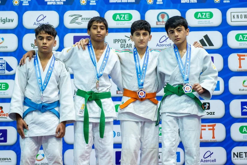 Avropa Cüdo Ümidləri Turnirində U-14 yaş kateqoriyasında mübarizə başa çatıb