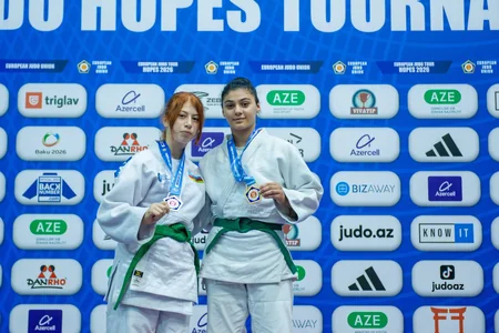 Avropa Cüdo Ümidləri Turnirində medalçılar müəyyənləşib