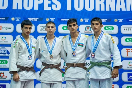 Avropa Cüdo Ümidləri Turnirində medalçılar müəyyənləşib