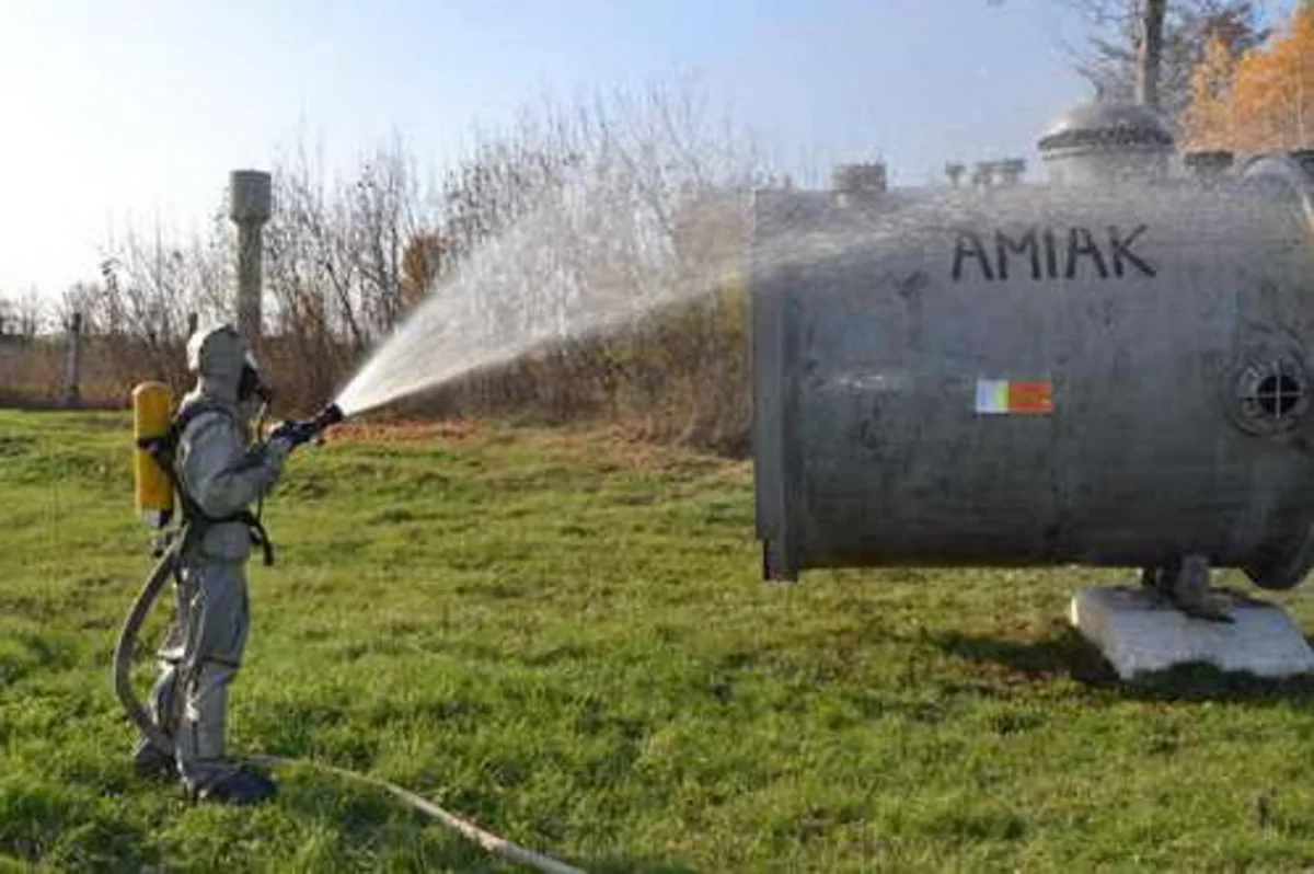Russian attack damages ammonia pipe in Ukraine's Dnipro