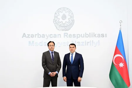Adil Kərimli Pakistan səfiri ilə mədəni əməkdaşlığı müzakirə edib