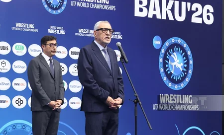 Bakıda 17 yaşadək güləşçilər arasında dünya çempionatının açılış mərasimi keçirilib