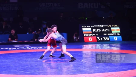 Dünya çempionatı: Ömər Salmanov bürünc medal uğrunda görüşə çıxacaq - YENİLƏNİB-2