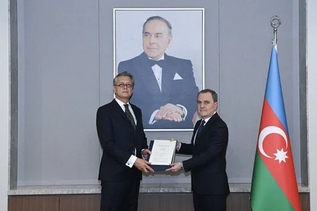 Jeyhun Bayramov receives new German ambassador to Azerbaijan