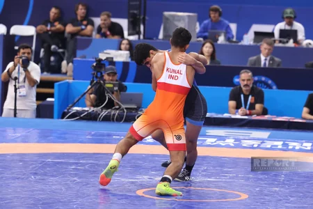 Azərbaycanın daha bir güləşçisi Orxan Həbibli dünya çempionatının bürünc medalını qazanıb