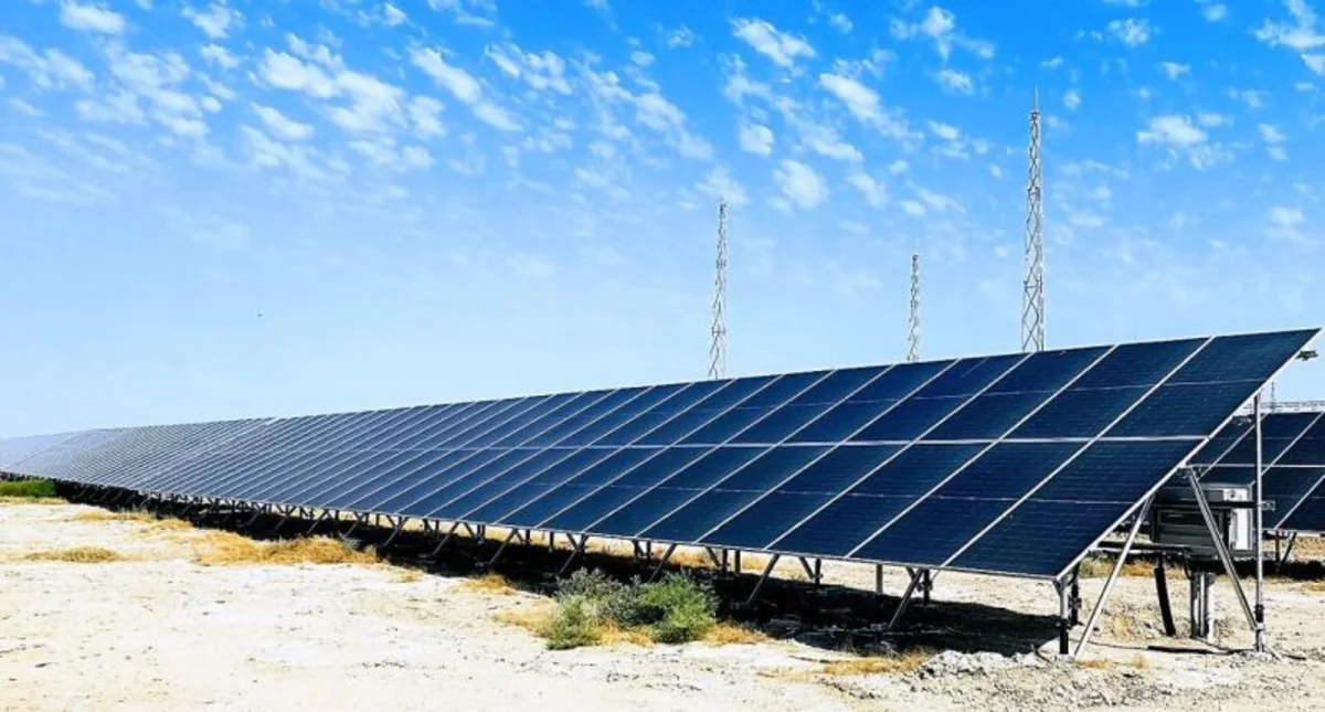 Solar power plant in Azerbaijan's Gobustan preparing for commissioning