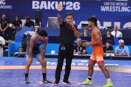 Azərbaycanın daha bir güləşçisi Orxan Həbibli dünya çempionatının bürünc medalını qazanıb