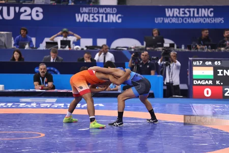 Azərbaycanın daha bir güləşçisi Orxan Həbibli dünya çempionatının bürünc medalını qazanıb