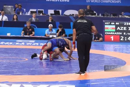 Dünya çempionatı: Elmir Çərkəzov bürünc medal uğrunda görüşə çıxacaq - YENİLƏNİB-3