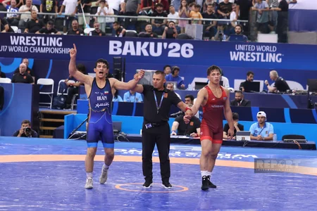 Azərbaycan güləşçisi İsfahan Həsənov dünya çempionatında gümüş medal qazanıb