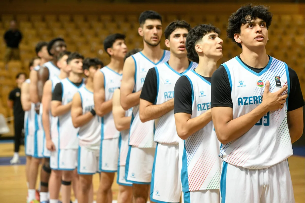 Azerbaijan U18 basketball team beats Portugal at European Championship