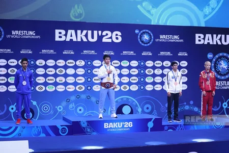 Abdurrahman Huseynli, Elmir Charkazov awarded medals at U17 worlds