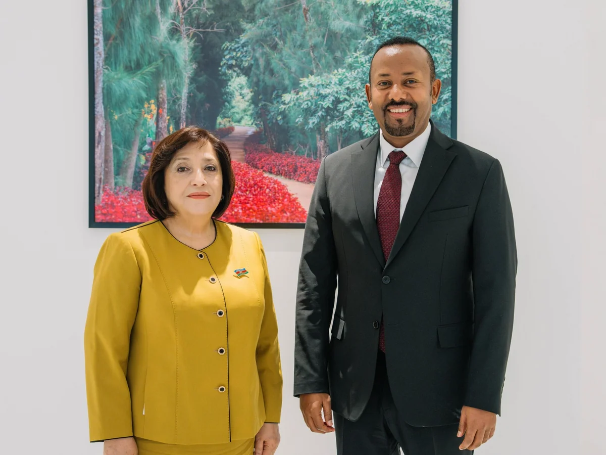 Abiy Ahmed Ali, Sahiba Gafarova discuss strengthening bilateral ties