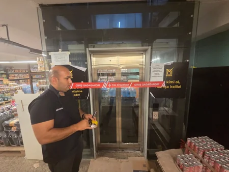 Bakıda marketin liftinin fəaliyyəti dayandırılıb
