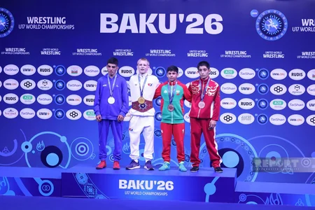 Dünya çempionatı: Gümüş medal qazanan Əli Cavadlı mükafatlandırılıb