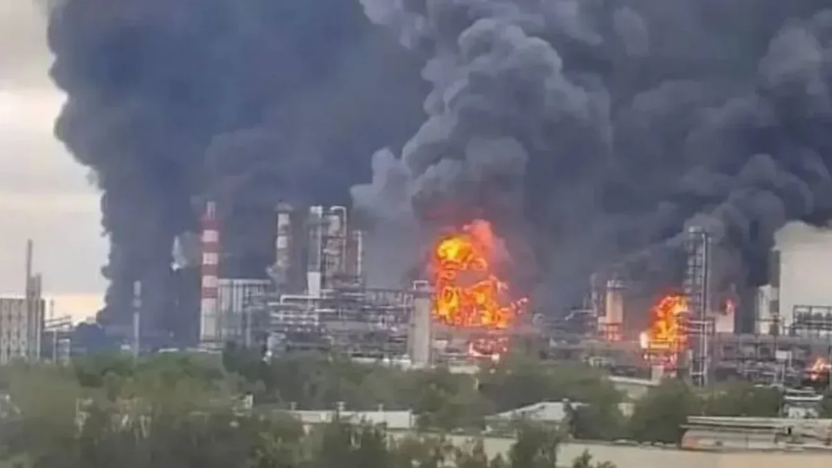 Fire breaks out at Lukoil oil refinery in Perm
