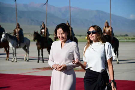 Prezident İlham Əliyev Qırğızıstanda səfərdədir