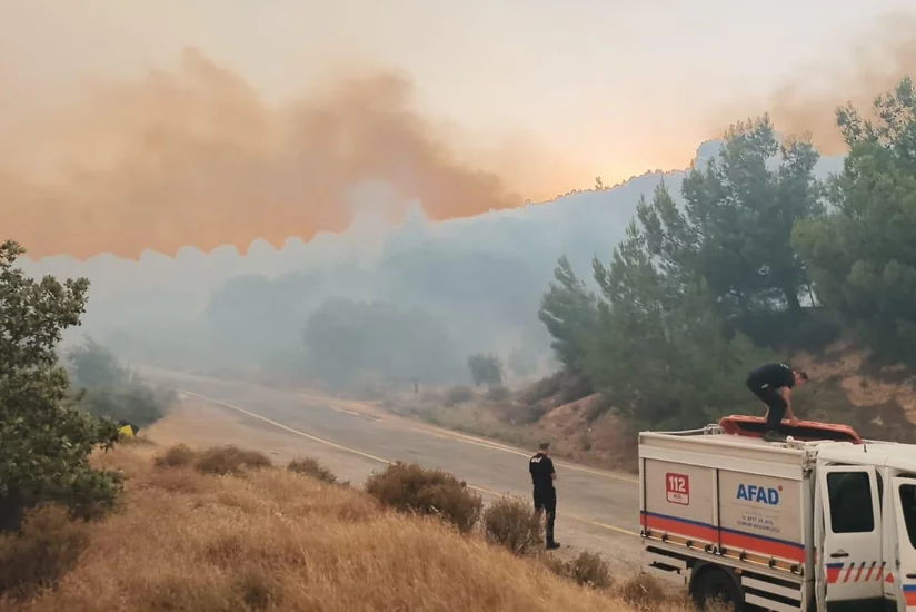 Wildfires spread across nine provinces in Türkiye