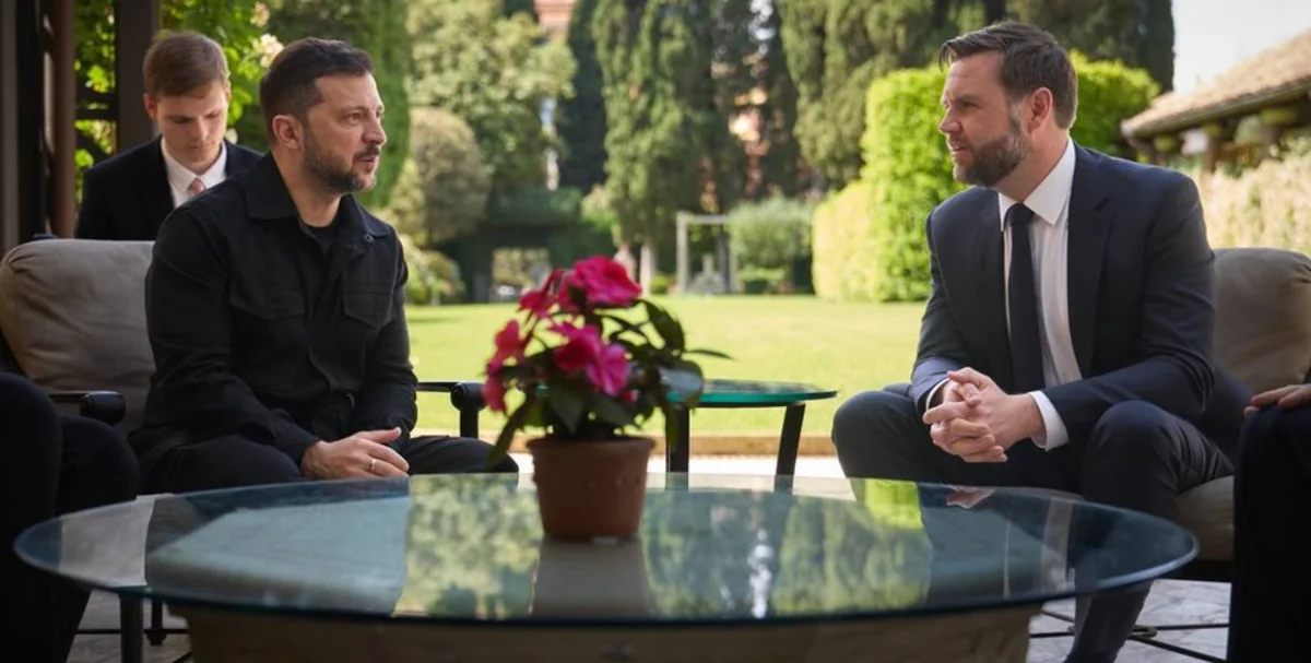 Zelenskyy, Vance discuss strengthening Ukraine's air defense