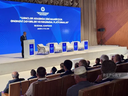 Şəmkirdə gənclər arasında dini maarifçilik mövzusunda regional konfrans keçirilib
