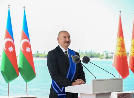Azərbaycan və Qırğızıstan prezidentləri mətbuata bəyanatlarla çıxış ediblər-YENİLƏNİB
