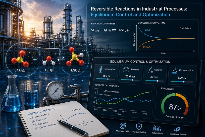 Reversible Reactions in Industrial Processes: Equilibrium Control and Optimization