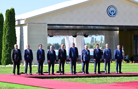 Official welcome ceremony held for President Ilham Aliyev in Cholpon-Ata