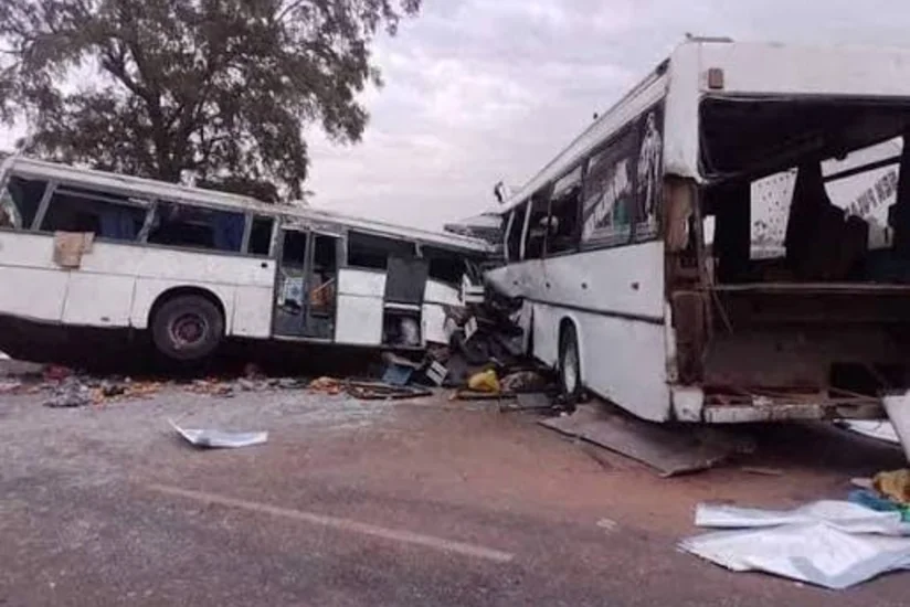 At least 25 killed after a passenger bus overturns in Algeria