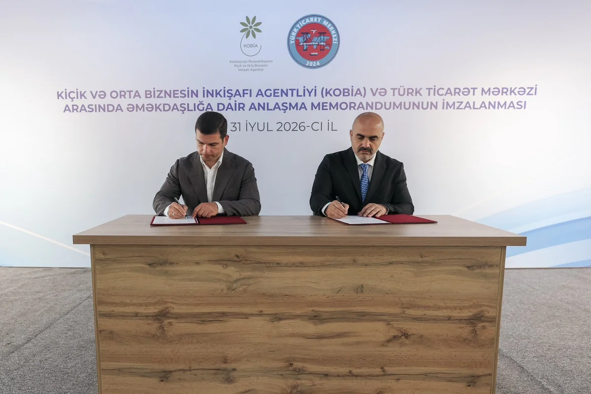 Azerbaijan's KOBIA signs MoU with Turkish Trade Center