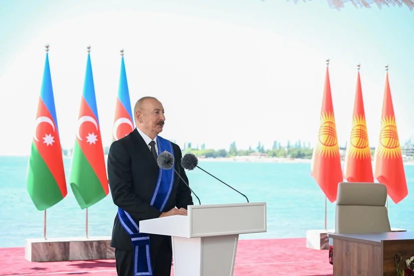 Presidents of Azerbaijan and Kyrgyzstan deliver press statements